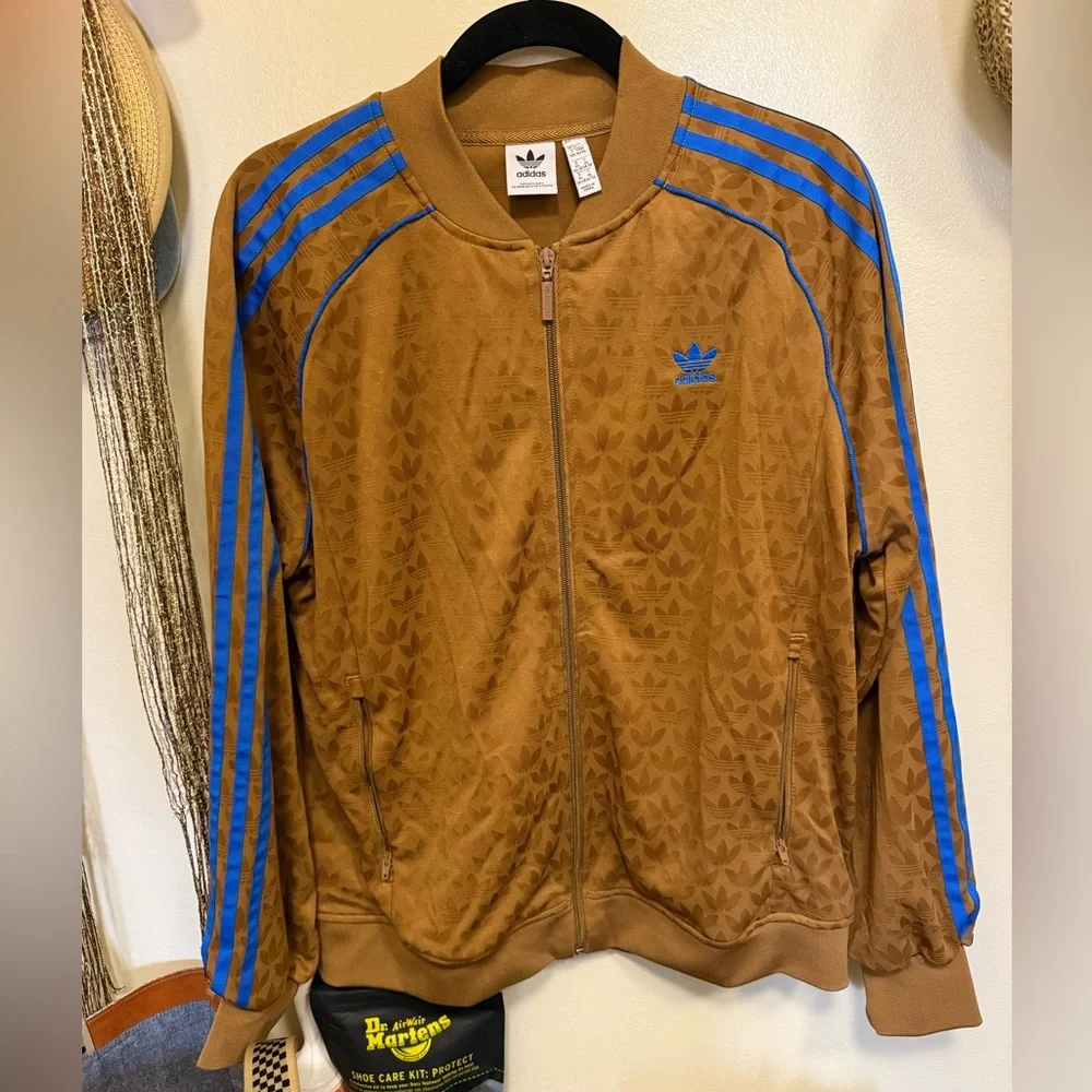 Adidas brown Track Jacket